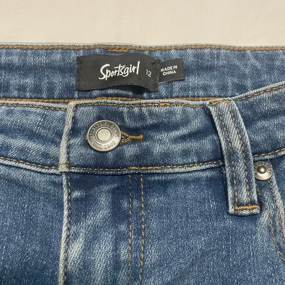 SportsGirl Cropped Jeans Size 12 - Picture 2 of 4